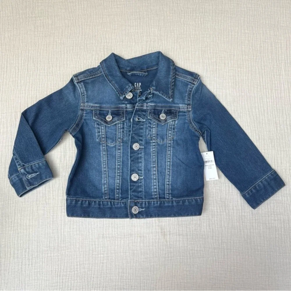 NWT Gap Dark Denim Jacket Toddler 18-24 months